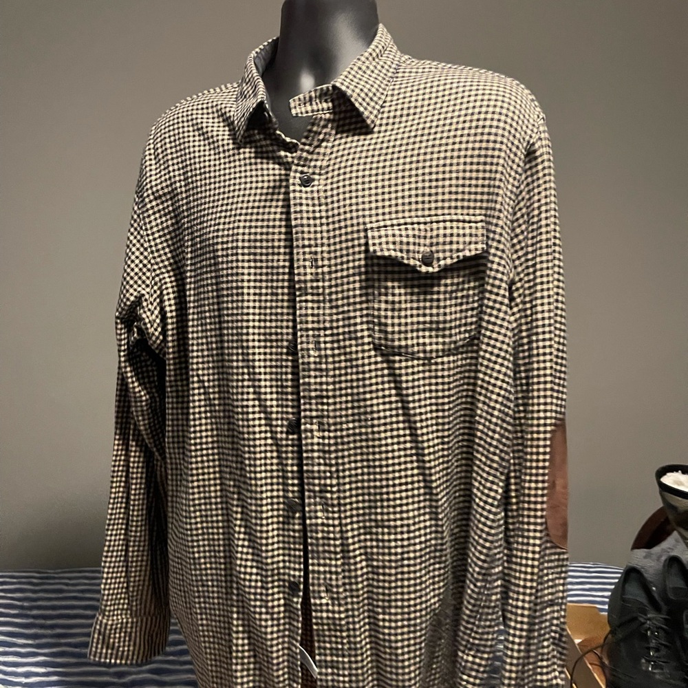 Men’s, Ralph Lauren Polo, L/S button up 100%cotton flannel shirt.